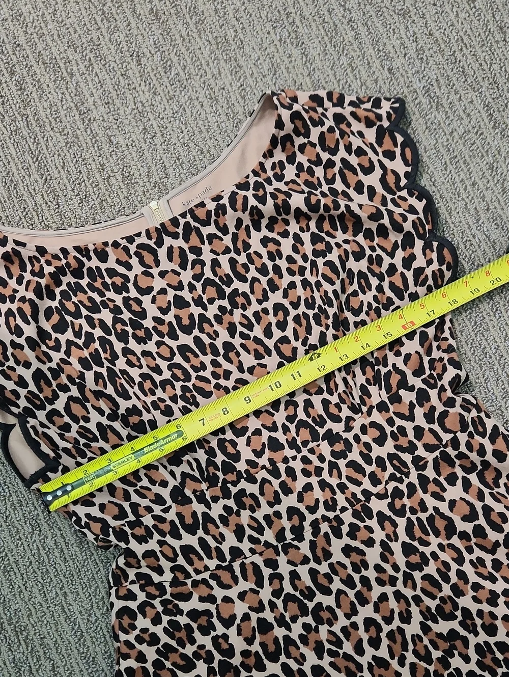 Kate Spade Spotted Leopard Print Fiorella Dress Size XL